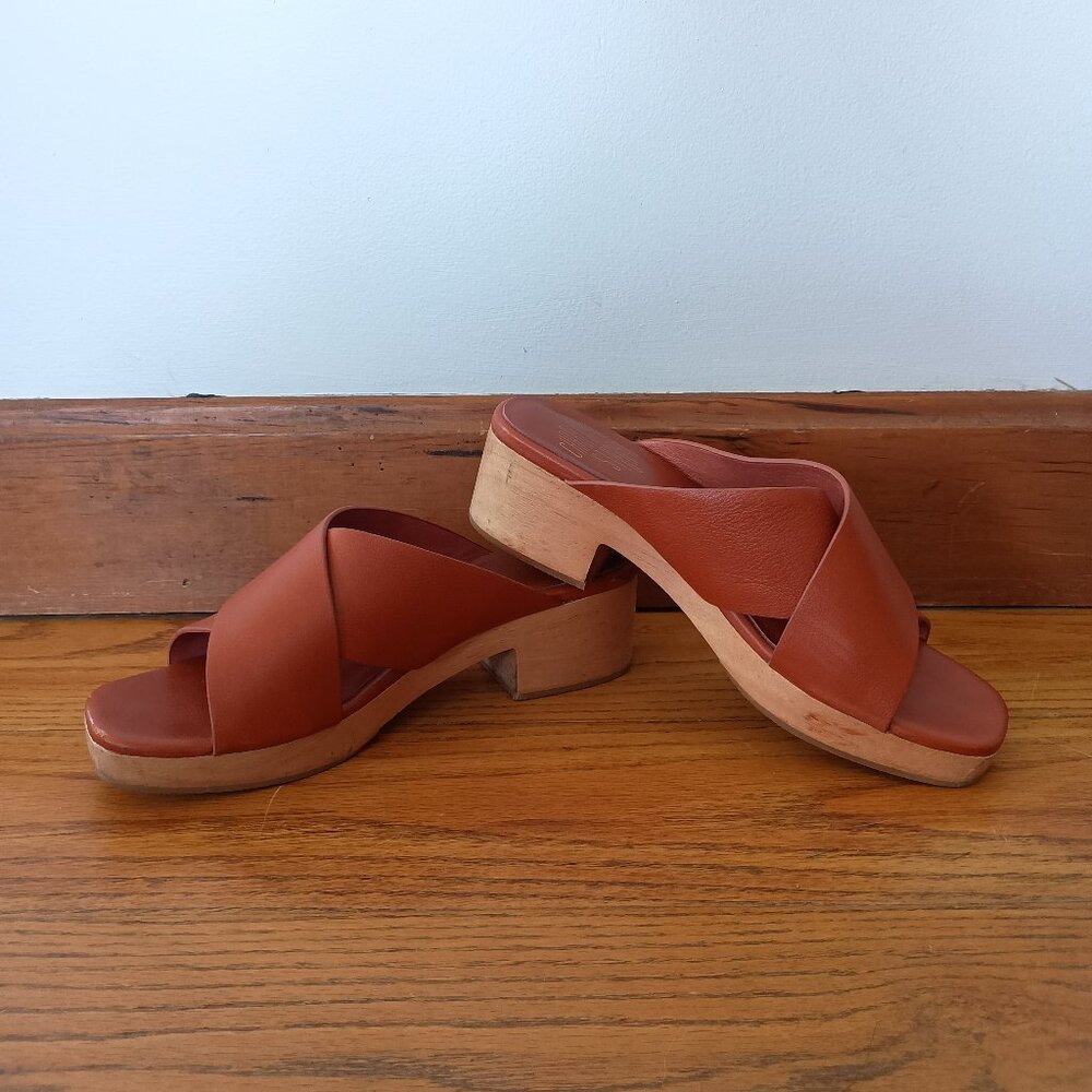 Charlotte Stone Amos sandal in Sienna, size 8
